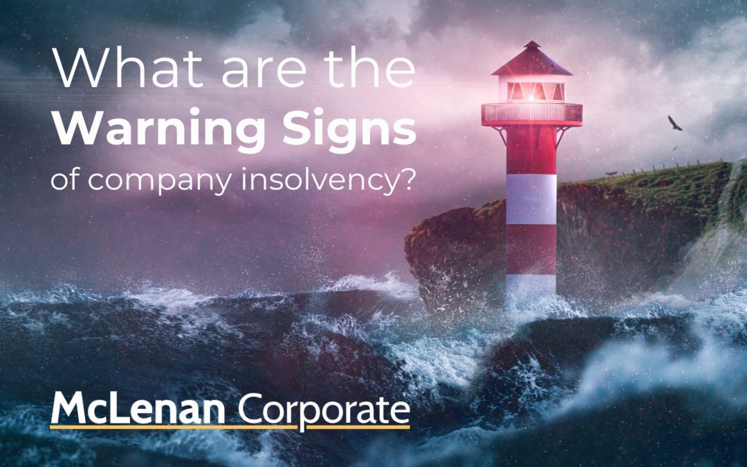 What are the warning signs of company insolvency